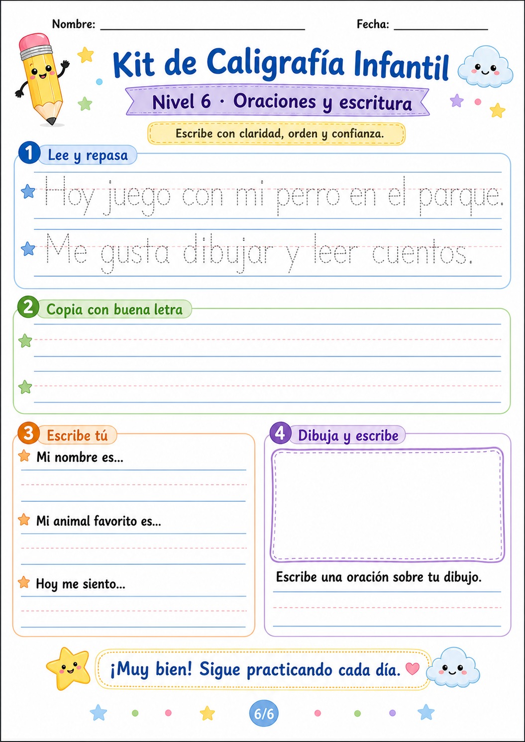 Palabras y frases completas